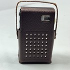 Vintage Mayfair 6 Transistor Radio With Cowhide Leather Case Japan