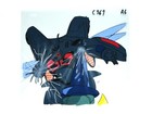 Aura Battler Dunbine - Zwarth - Art Anime Original Animation Production Cel