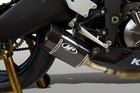 M4 Exhaust Kawasaki Zx6r 2009 Through 2026 Carbon Street Slayer Slip-on