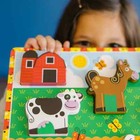 Farm Animals Wooden Chunky Puzzle  8 Pcs  Pig cow horse  Ages 2-4 Melissa   Doug