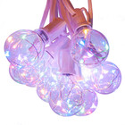 G40 Multicolor Led Fairy Outdoor Patio White Wire String Lights Party Room