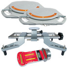 Autosolo Diy Front End Wheel Alignment Kit - Turn Plates  Wheel Clamp    Gauge