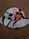 Emilio Pucci Wide Brim Hat Made In Italy 100  Cotton Vintage 