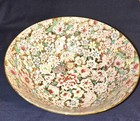 Large Chinese Mille Fleurs Floral Bowl Famille Rose