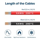 Mmobiel 6 Awg Electrical Silicone Wire - 6 Gauge Tinned Copper Cable 2 5 M