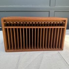 Vintage Kalmar Designs 20 Slot Cd Holder Teak Wood Mcm Storage Eject Buttons Mod