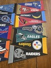 Vintage Nfl 9    X 4    Mini Felt Pennant Lot Of 16 Football Teams Sports Flag Rico