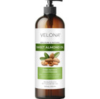 Velona Sweet Almond Oil 16 Oz 100  Pure And Natural Carrier Moisturizing Usa New