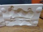 Vintage-alberta Ceramic  Mold A- 122 Mice In Swing  Christmas Ornament