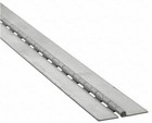 Piano Hinge 2  X 72  No Holes Weldable Steel Finish Continuous Nonremovable Pin