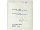Harry S  Truman Typed Letter Signed As President     To Basil O connor - Red Cross