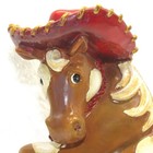 Vintage 1950s Anthropomorphic Cowboy Horse Donkey Western Piggy Bank Collectable