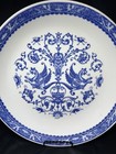 Vtg Atq Scammel s Southern Pacific Rail Blue Flying Griffin Charger Plate 12 75   
