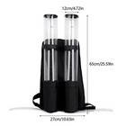 Dual Tank Double Drink Beverage Dispenser Backpack Beer Liquid Shot Pump 3 3l Us