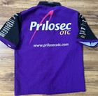 Rare Vintage New Prilosec Jeff Burton Pit Crew Shirt Nascar Racing Button Up Vtg