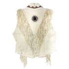 Western World By Shaf Fringe And Beaded Western Vest Women   s Sizes Xs - Lg