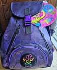    new   extremely Rare Vintage Lisa Frank Purple  love  Backpack Chinese asian    Bag