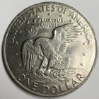 1971-d Type 2 Eisenhower Dollar - Extremely Fine  xf  Clad Km 203 - Ike71dxf
