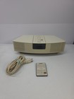 Bose Wave Radio Model Awr1-1w Alarm Clock Am fm Radio White W  Remote
