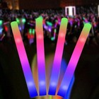 Camelparty Led Foam Glow Sticks 3 Modes Colorful Flashing For Party Concert