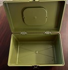 Vtg Plastic Wil-hold Avocado Green Box Wilson Manufacturing Corp 60s 70s no Tray
