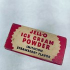 Unopened Box Jell-o Ice Cream Powder Strawberry Antique 