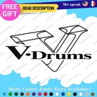 Fits V-drums Vinyl Stickers Decals Replacement Band Percussion Bass V Drum