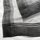 Antique Victorian Black Silk Mourning Veil Hemstitched Museum Deaccession 19thc