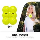 New Franklin X-40 Pickleball Outdoor Ball Set Of 6  Optic Yellow Free Shipping