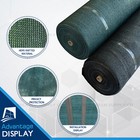 5 8  X 100 Ft  Shade Roll Sun Shade 85  Uv Blockage  Greenhouse Netting