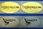 Printed Oval Labels  2000 Custom Business Stickers 1-ink Color 3  X 1-5 8  Rolls