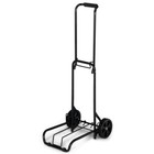 Heavy Duty Folding Luggage Cart Adjustable Steel W  Bungee Cord   Wheels New