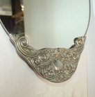 Gsa Godinger Vintage Silver Plated Oval Mirrored Vanity Tray