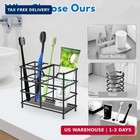 304 Stainless Steel Bathroom Toothbrush Holder Toothpaste Holder Stand Bathroom