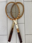 Lot Of 2 Vintage Wilson Jack Kramer Autograph Wooden Tennis Racquets U s a Made