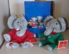Vintage Eden Toy Babar   Celeste Set Stuffed Animals   Classic Book  King Babar 