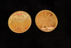 Mills Gold Award Token For Antique Slot Machine Gold Award  2  Tokens Mills