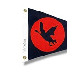 Vintage Bush River Yacht Club Burgee Maryland Chesapeake Bay Flying Goose Design