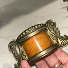 Rare Art Deco Carnival Glass Celluloid Vintage 1920   s Original    ornate    pulls