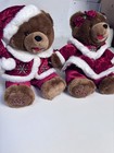 Vtg Dan Dee Collector   s Choice 2005 Christmas Teddy Bear Plush Pair