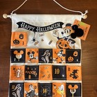 Disney Mickey Mouse   Friends  Hanging Halloween Advent Calendar Vhtf New 