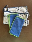 Lot Of 2 Norwex Blue Envirocloth Enviro Cloth Travel Size Baclock   2 Wristlets
