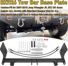 Bx1126 Tow Bar Base Plate Bracket For Wrangler Jk Jku 2 4 Doors 2007-2018