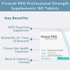 Viviscal Pro Professional Strength Hair Growth Supplement 180 Tablets Biotin New