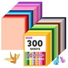 300 Sheets Colored Cardstock 8 5  X 11  - 50 Vibrant Colors  Heavyweight Paper