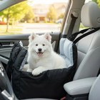 Dog Car Seat Pet Booster Seat With Waterproof Bottom Puppy Travel Carrier Bed