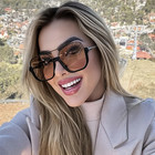 Vintage Oversized Square Sunglasses Women Men Uv400 Retro Fashion Luxury Shades