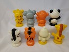 Lot Of 8 Vtech Smartville Animal Figures For Train Or Station Zebra Panda Koala