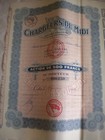 Vintage Share Certificate Stock Bonds Chargeurs Du Midi 1922 Maratime