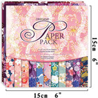 Origami Paper Kit 50 Sheets 70gsm 6 Inch Square Double Sided Color 50 Vivid Japa